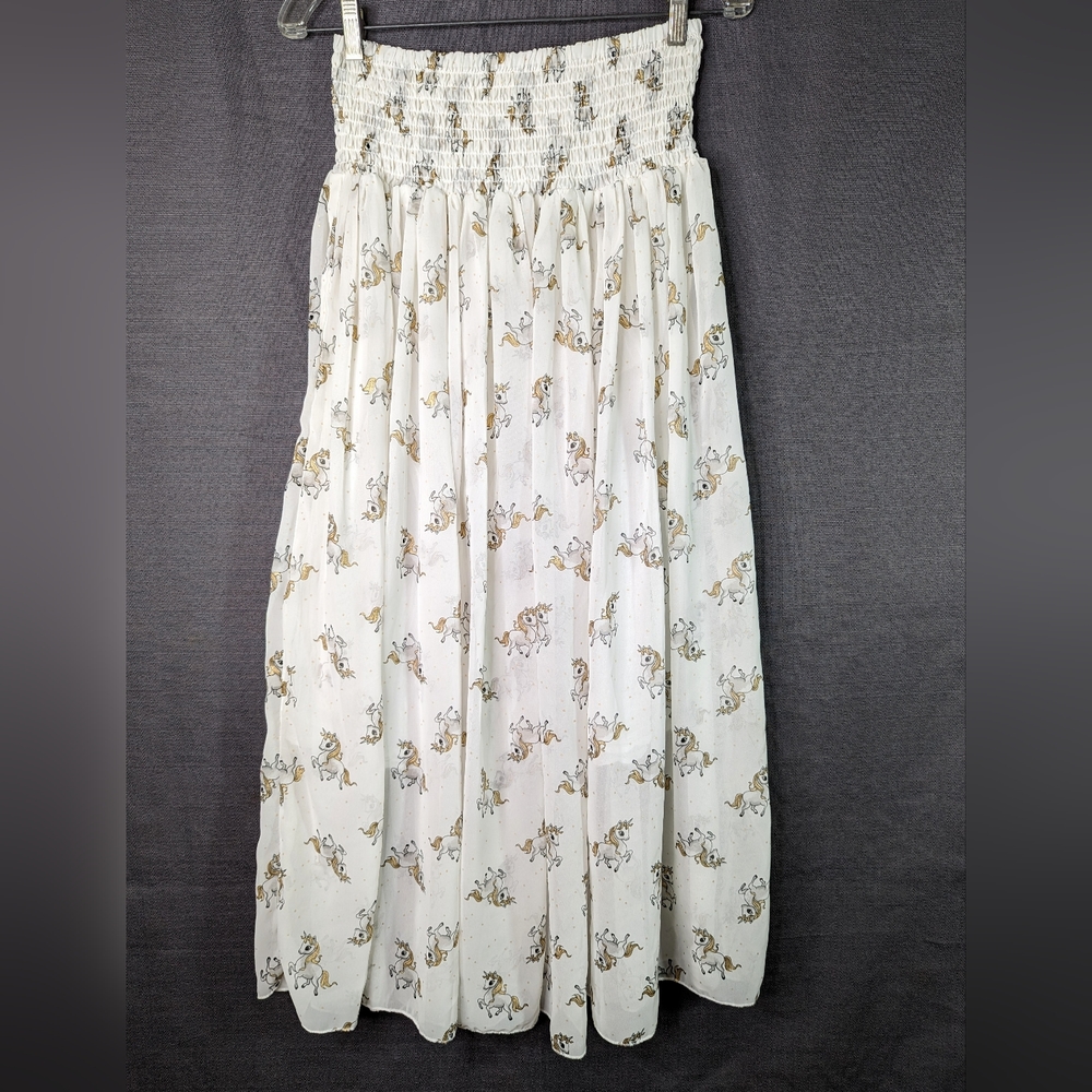 Vtg Unicorn Maxi Skirt size M-L